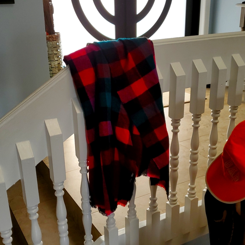 Zara Colorful Plaid Women's Scarf